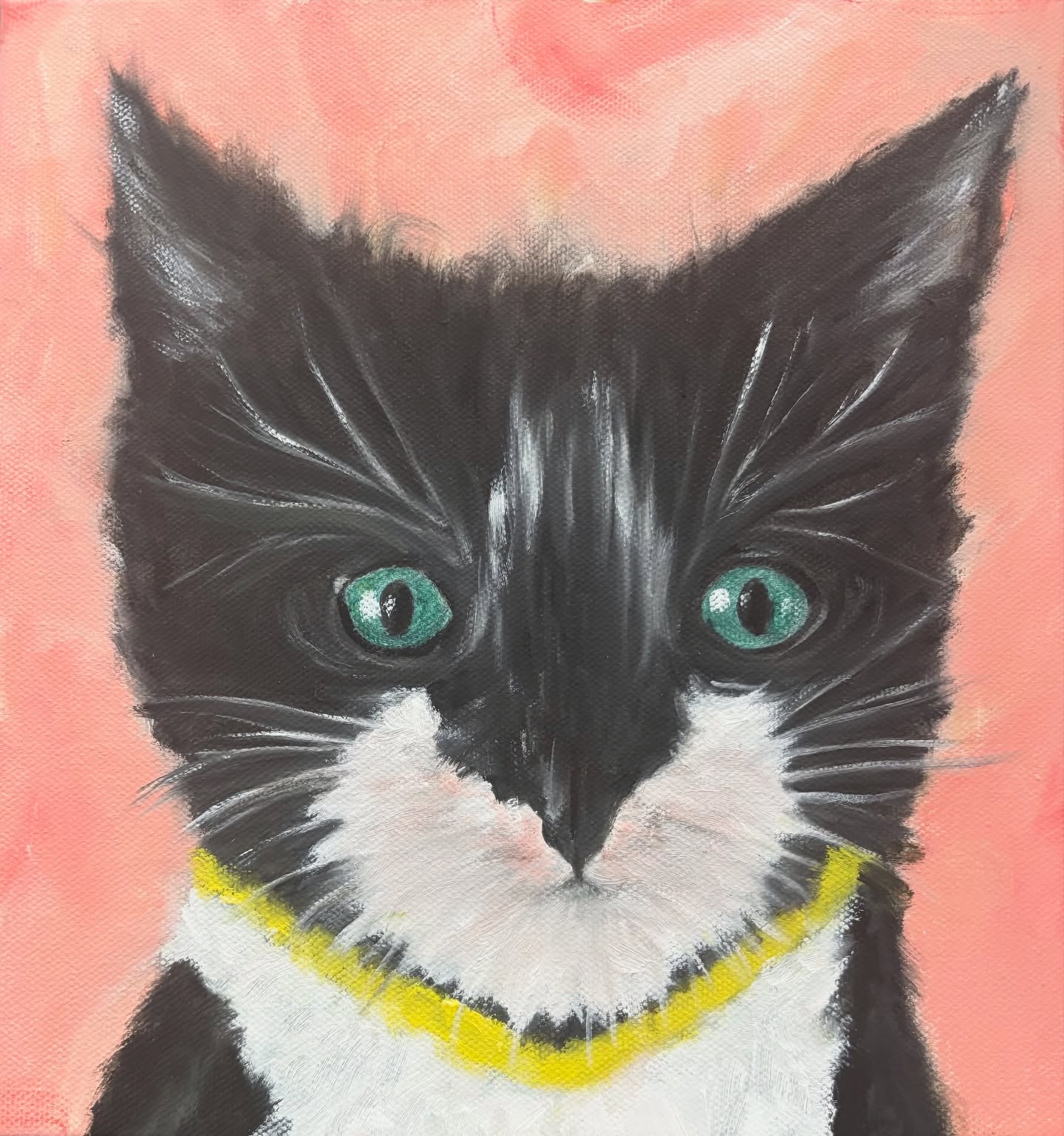 I just love crazy eyed new born kitty’s, they put a smile on my face.😊#art#artist#funart#fineart#createeveryday #artoftheday #artistdaily #oiloncanvas#oilpainting #painting#liveart#loveart#artoninstagram#kittens#sana ntonioartist#pets#petportraits
