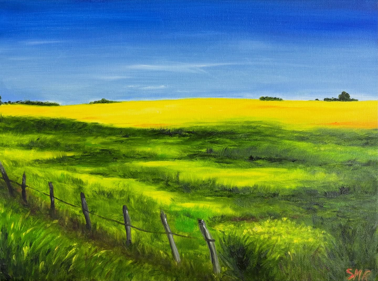 “Texas Road Scene”, Another painting in this series of Texas road scenes. Oil on canvas, palette knife painting. #oilpainting #artist#fineart#artoninstagram #texas