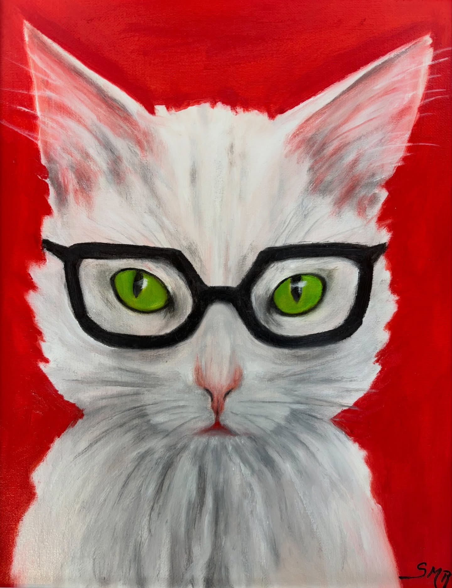 “They call Me Mr. Wasabi” #art#artwork #paintingart #artoninstagram #oiloncanvas