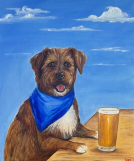 Meet “Lenny, Penny and Benny” #artist#artwork#pets#artoninstagram #oiloncanvaspainting🎨🖌️