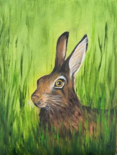 “Rabbit in Hiding” #art #fineart# artoninstagram #artist#oiloncanvaspainting
